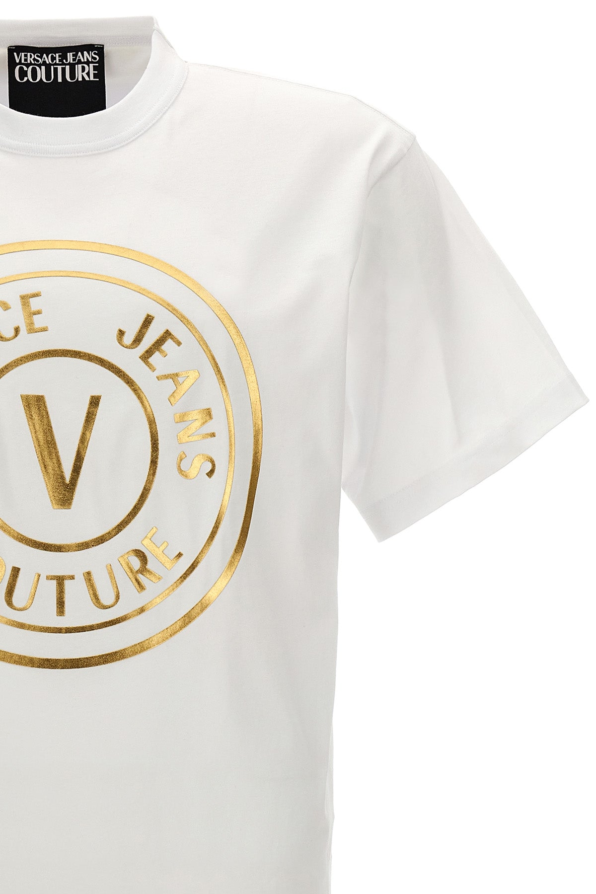 VERSACE JEANS COUTURE LOGO T-SHIRT 76GAHT04CJ00TG03