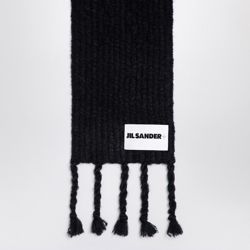 Jil Sander Black mohair blend scarf J47ZZ0119J14731P_JILSA-001