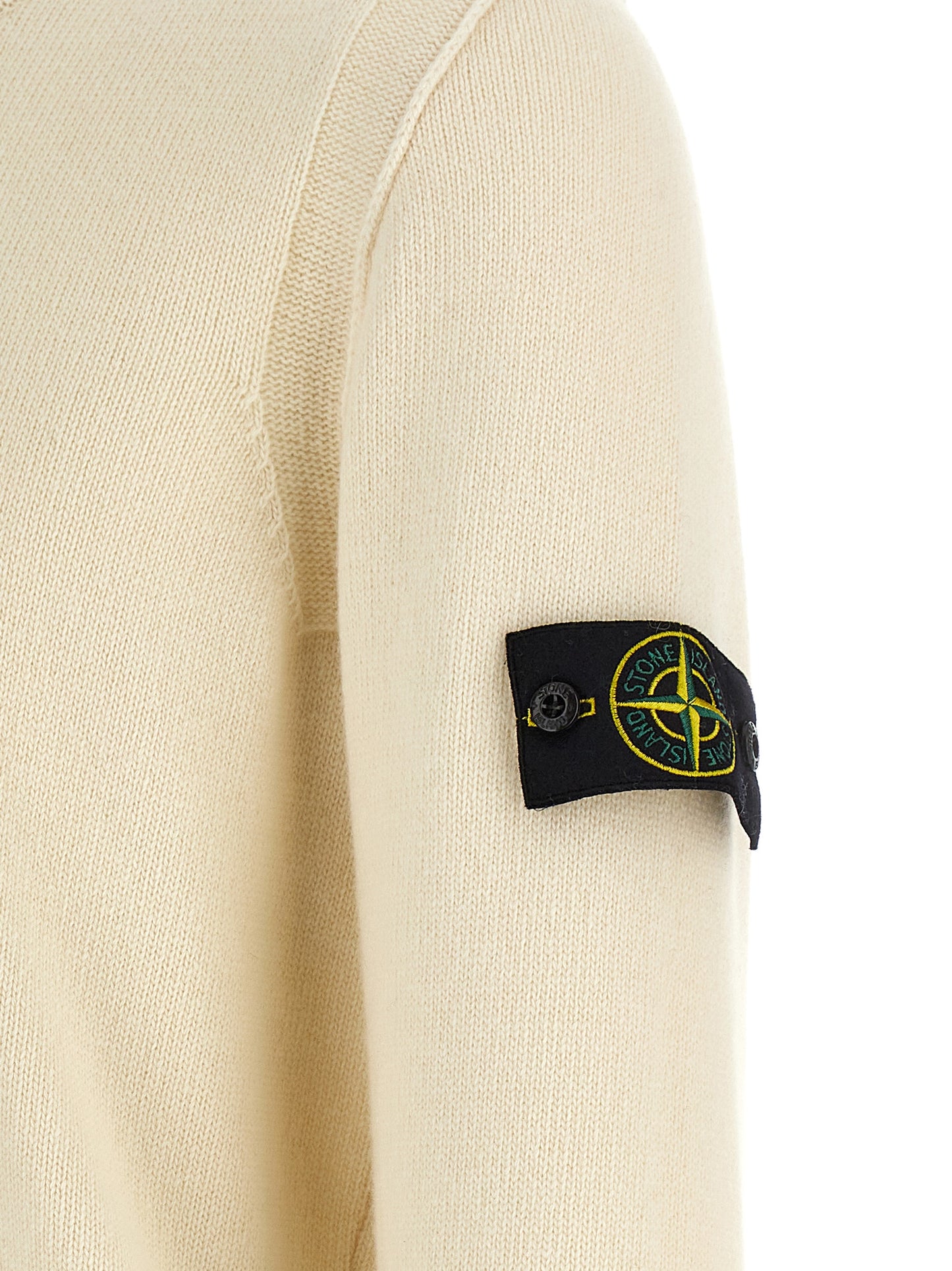 STONE ISLAND LOGO PATCH SWEATER 8115508A3V0099