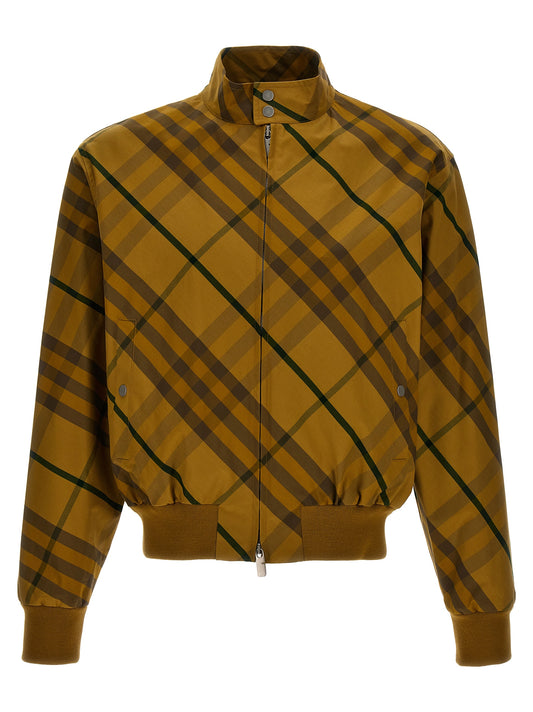 Burberry CHECK PRINT JACKET 8081418CEDAR