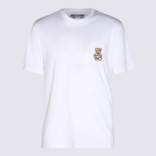 MOSCHINO T-shirts and Polos White 242ZRV072370410001
