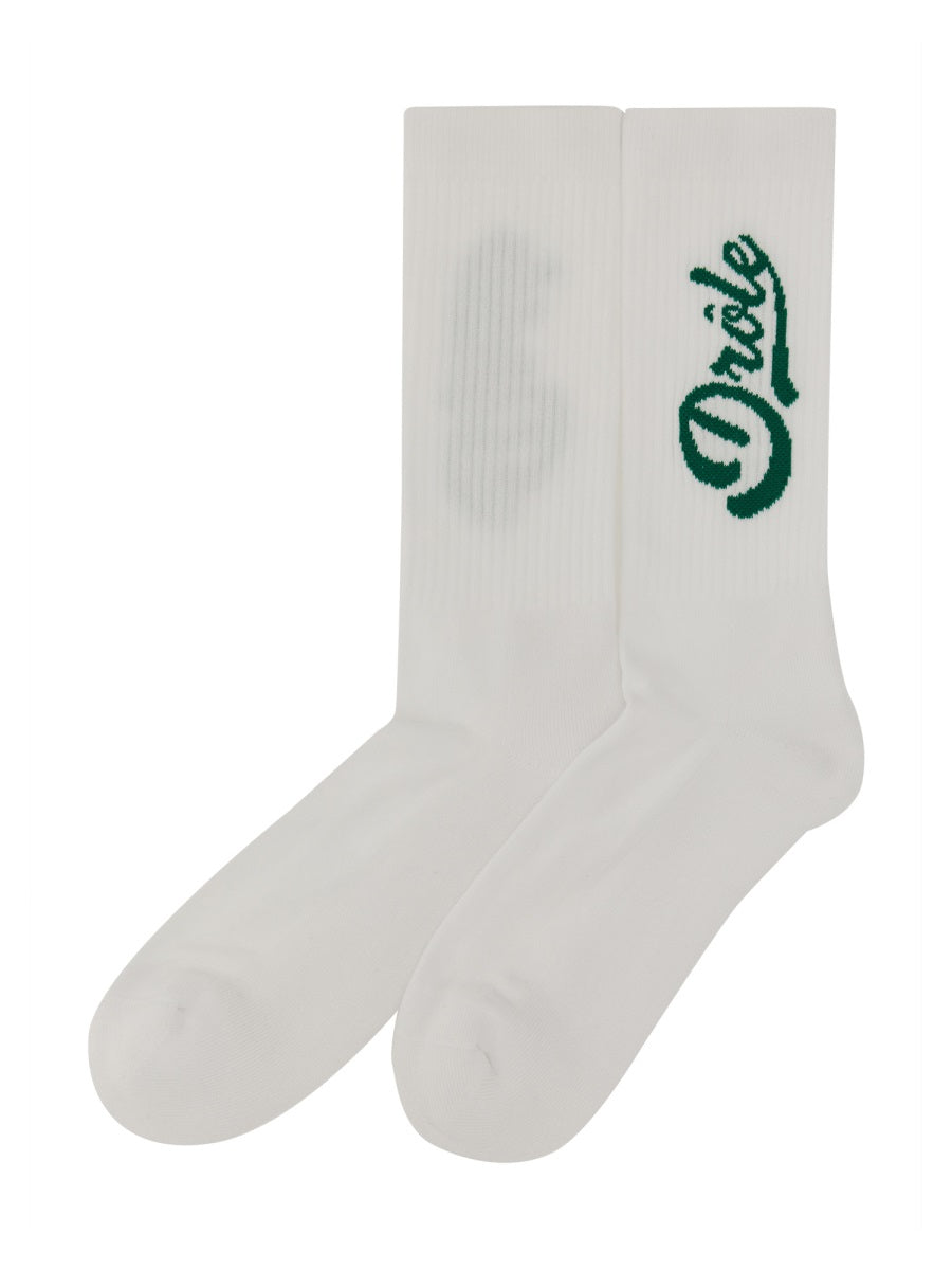 Drôle De Monsieur SOCK WITH LOGO SK110CO024GREEN