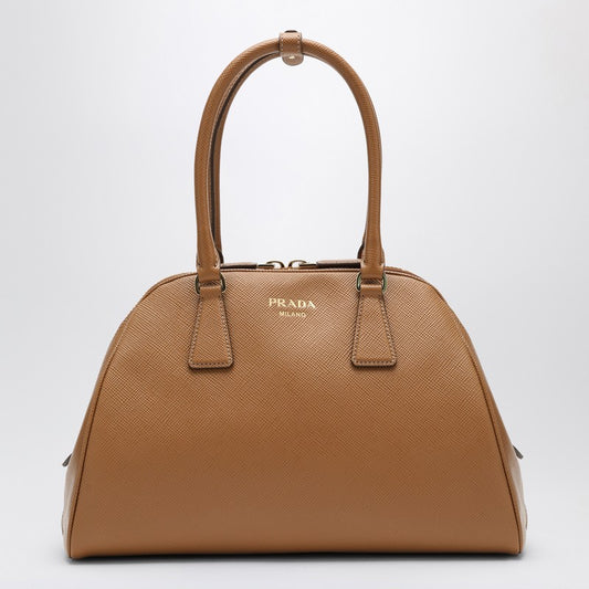 Prada Medium caramel-coloured bag in Saffiano 1BG537MOM2A4AP_PRADA-F03BH