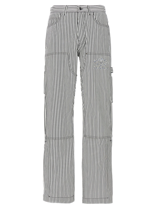 AMIRI 'MOTORS CARPENTER' PANTS PS24MAW029BLACKWHITE