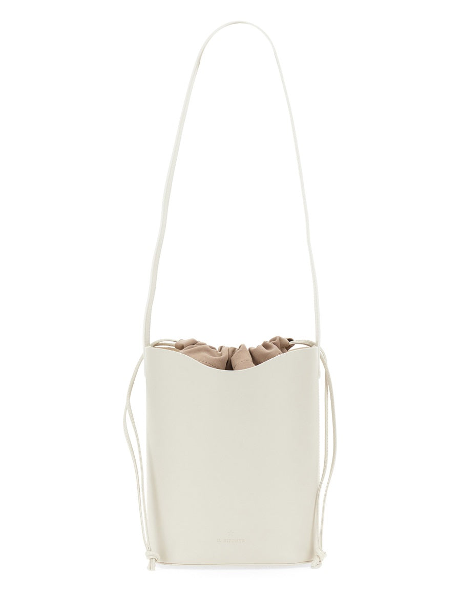 IL BISONTE LEATHER BUCKET BAG BBU025PV0041WH185