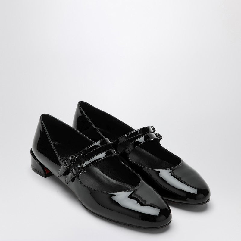 Christian Louboutin Black patent leather Sweet Jane Ballerinas 3240418LEP_LOUBO-B439