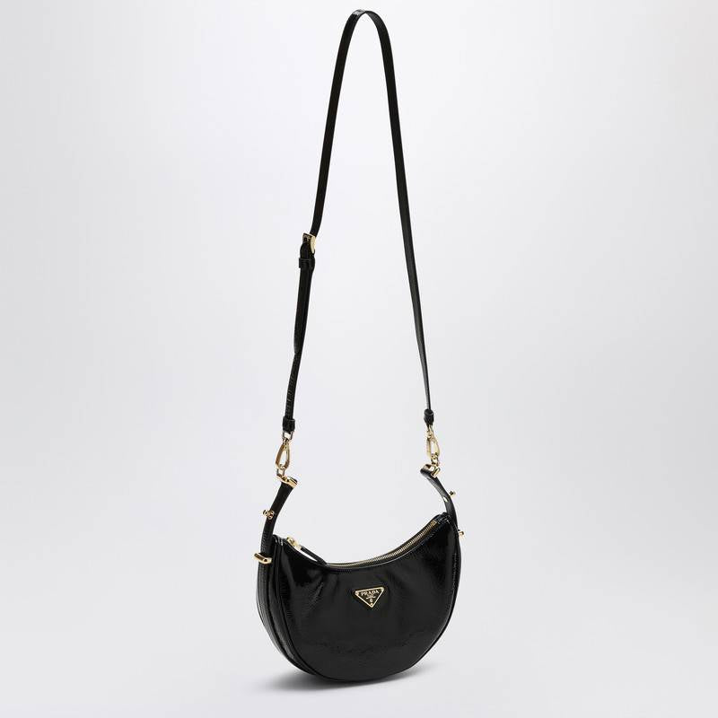 Prada Arqué black bag in Naplak patent leather 1BC194OOO2DNTQ_PRADA-F0002