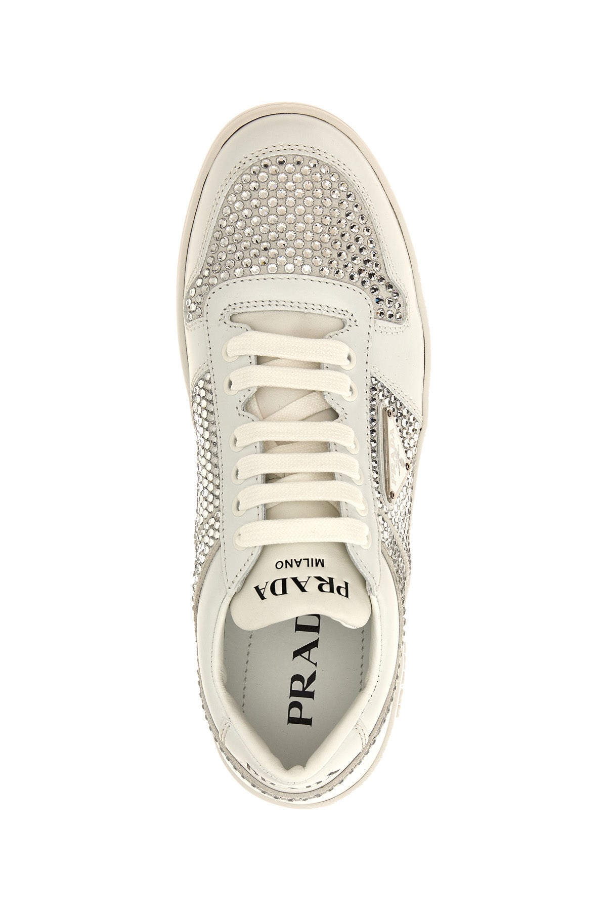 Prada SNEAKERS WITH CRYSTALS 1E348NF302AWLF0009