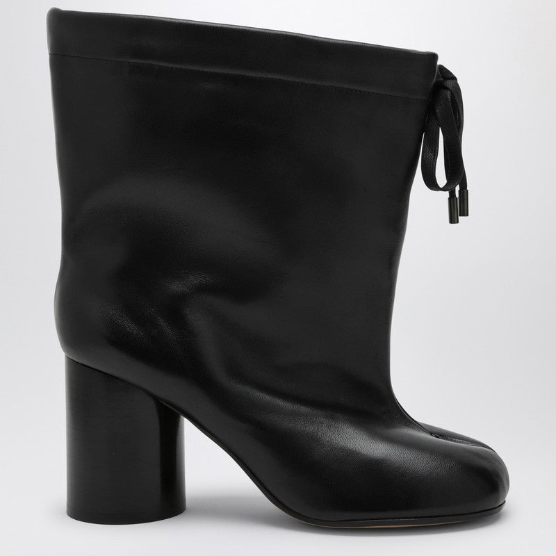 Maison Margiela Black Tabi boot with drawstring S58WU0416P7122P_MARGI-T8013