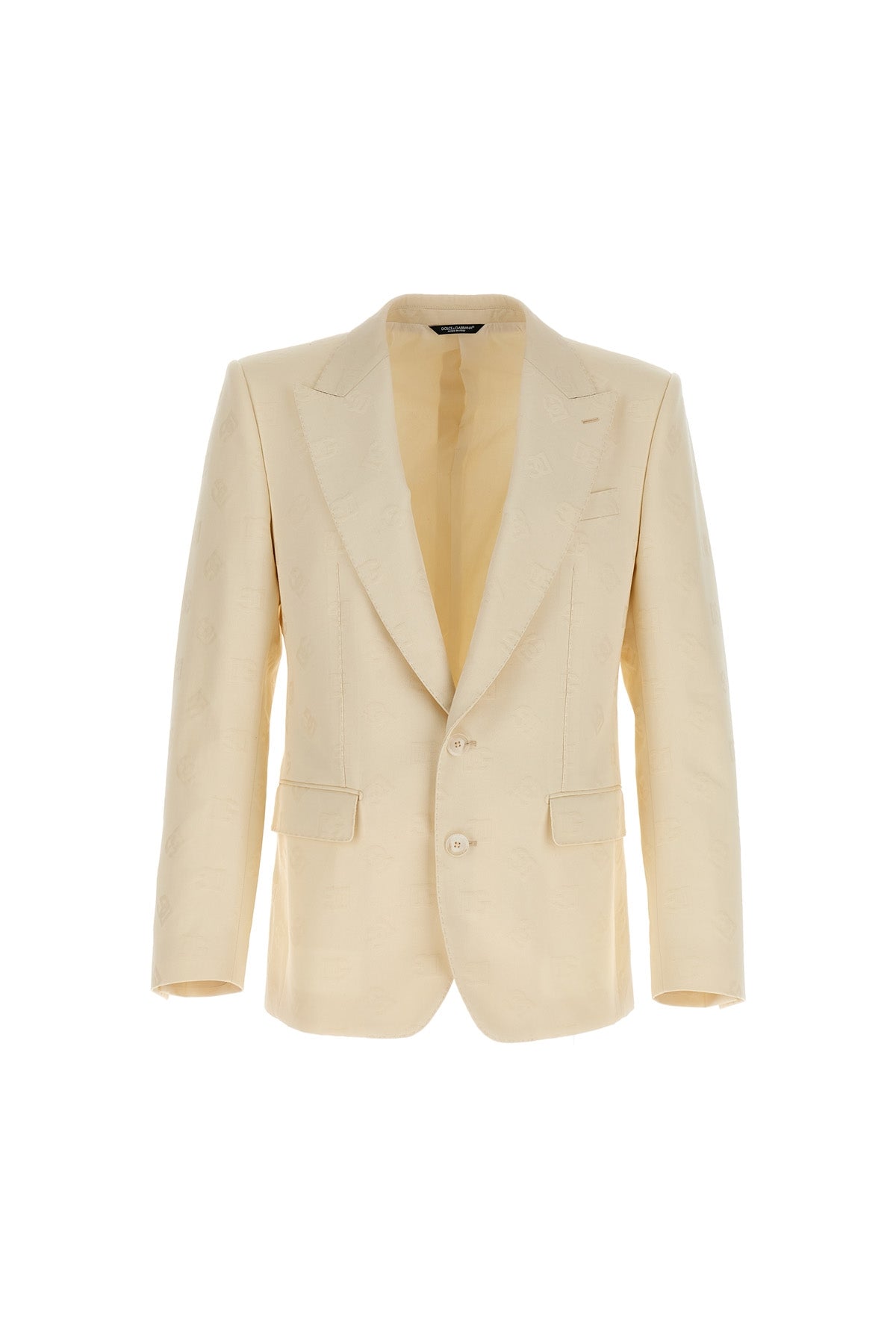 Dolce & Gabbana 'DG MONOGRAM' SINGLE BREAST JACQUARD BLAZER JACKET G2QU6TFJ6B4W0001