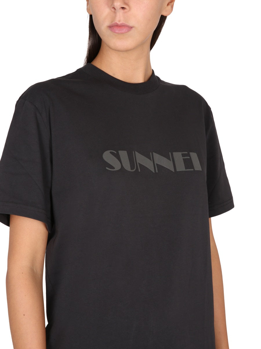 SUNNEI T-SHIRT WITH LOGO CRTWXTOP008JER012001