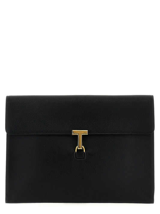 TOM FORD 'MONOGRAM' LOGO CLUTCH H0547LGO324X1N001