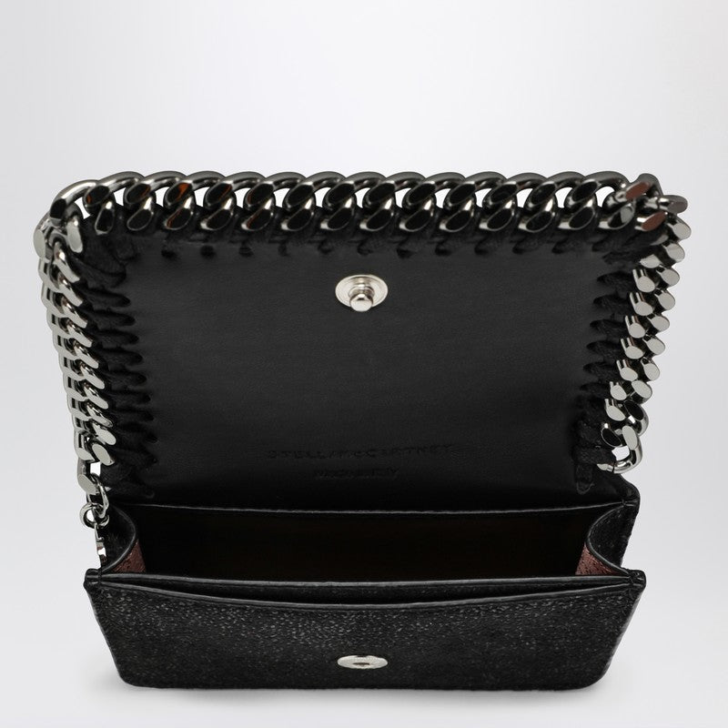 Stella McCartney Falabella flap card holder black 7P0067W9132P_STELL-1000