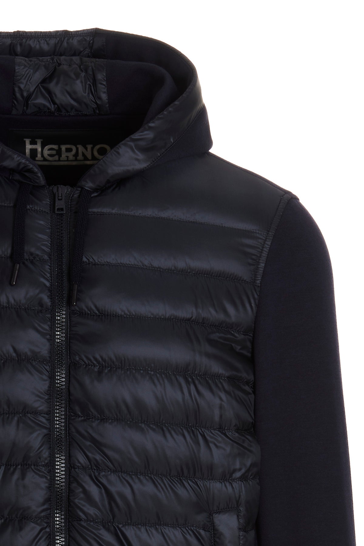 Herno MULTI MATERIAL HOODED JACKET PI001009U120179200