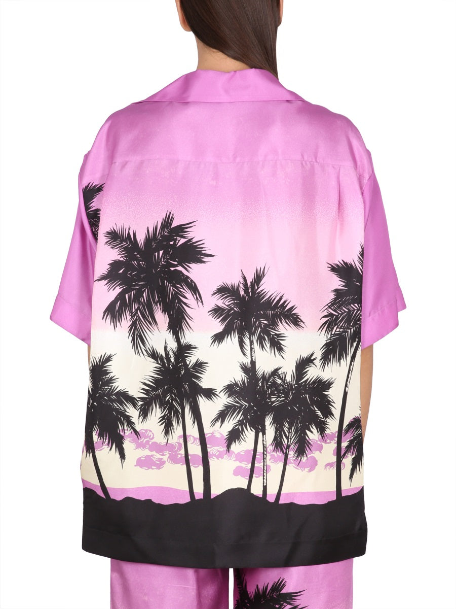 Palm Angels SUNSET PRINT SHIRT PWGG001S23FAB0063710