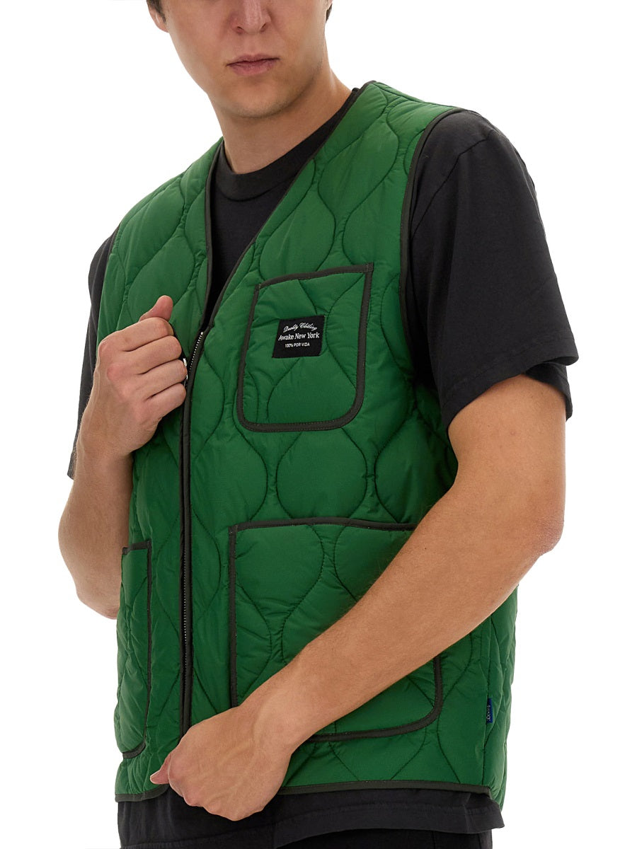 AWAKE NY VESTS WITH LOGO OT003GREEN