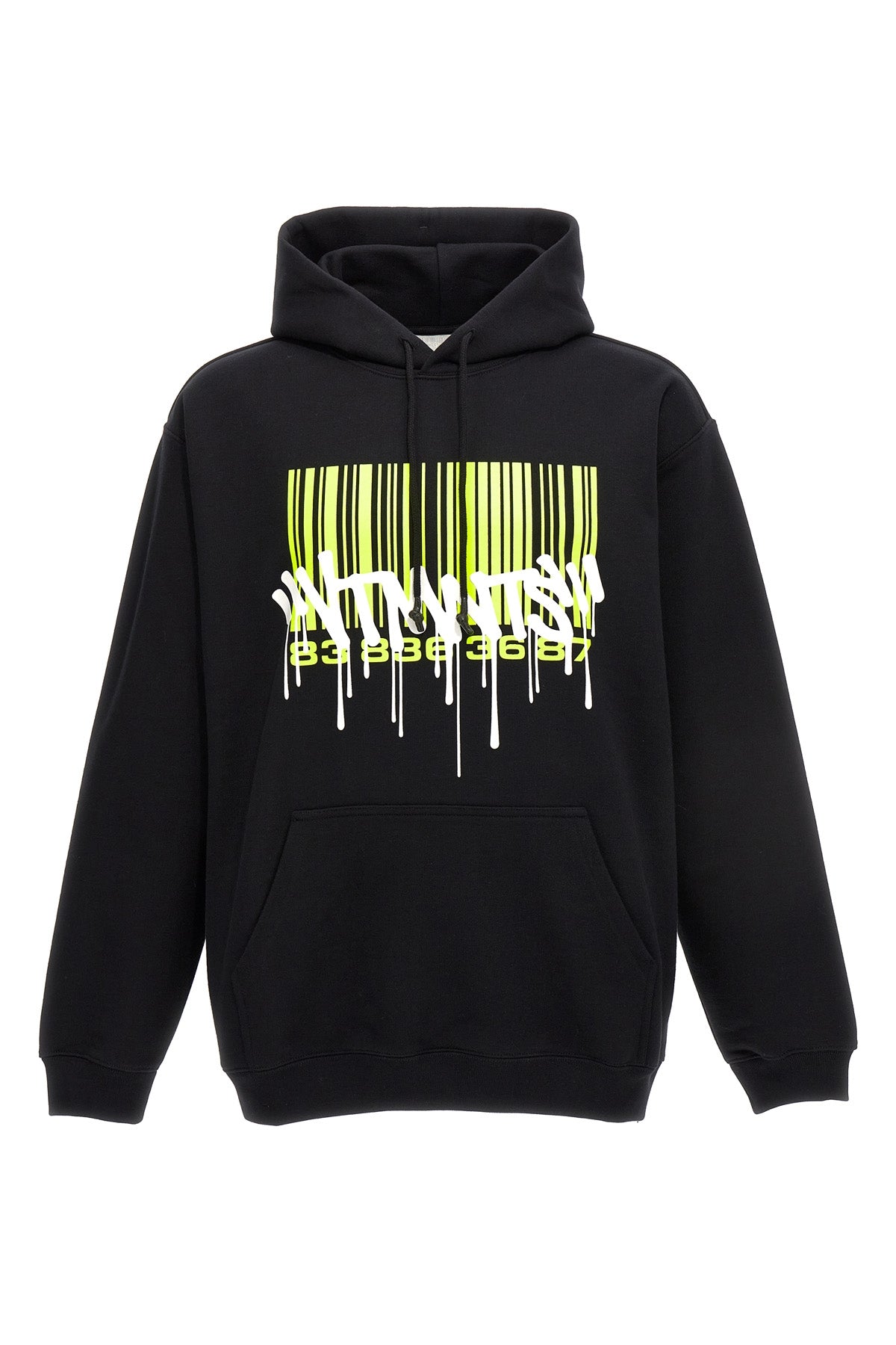 VTMNTS 'GRAFFITI BIG BARCODE' HOODIE VL18HD300BBLACK