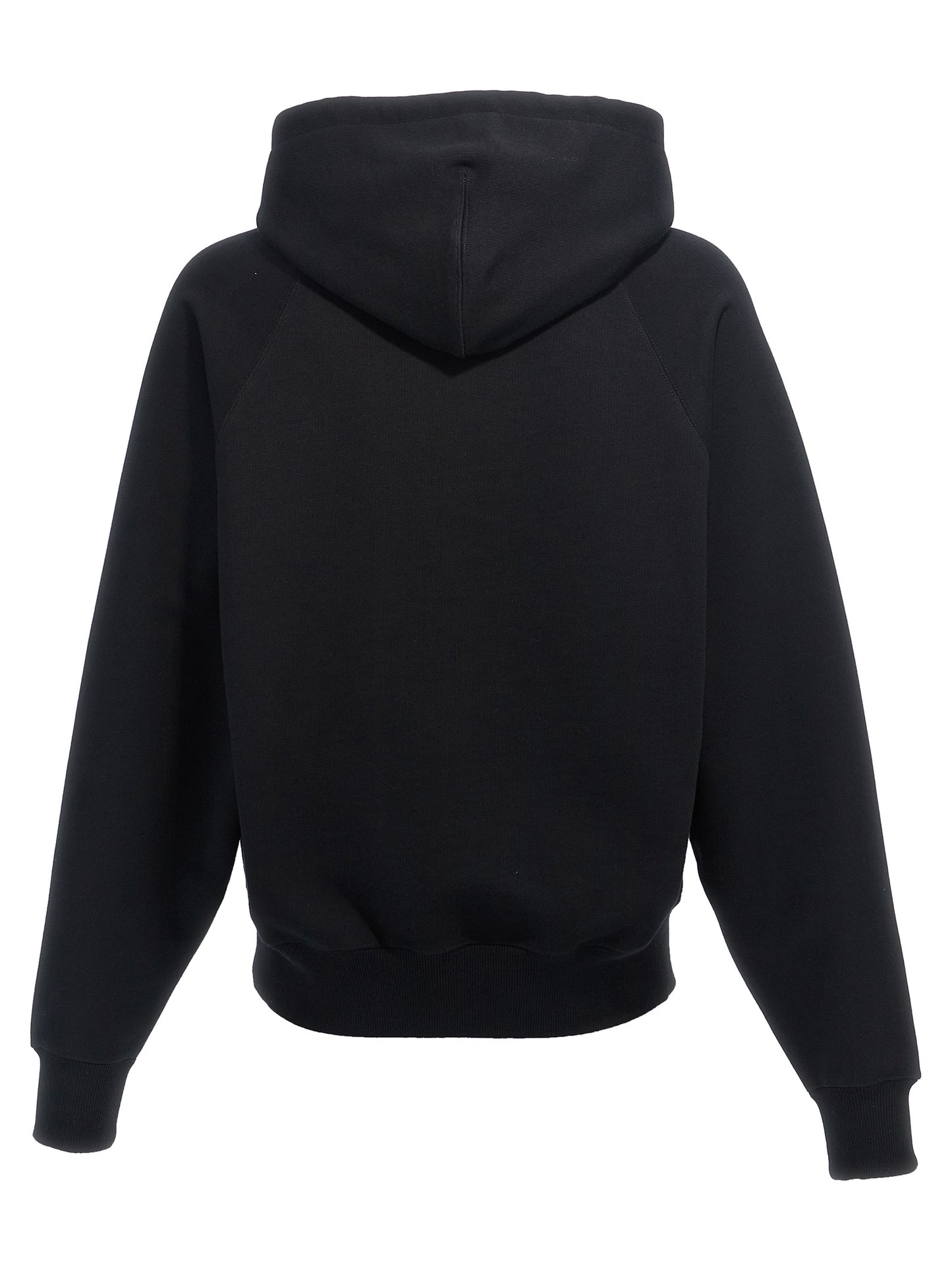 AMI Paris organic cotton hoodie with hood USW224747001