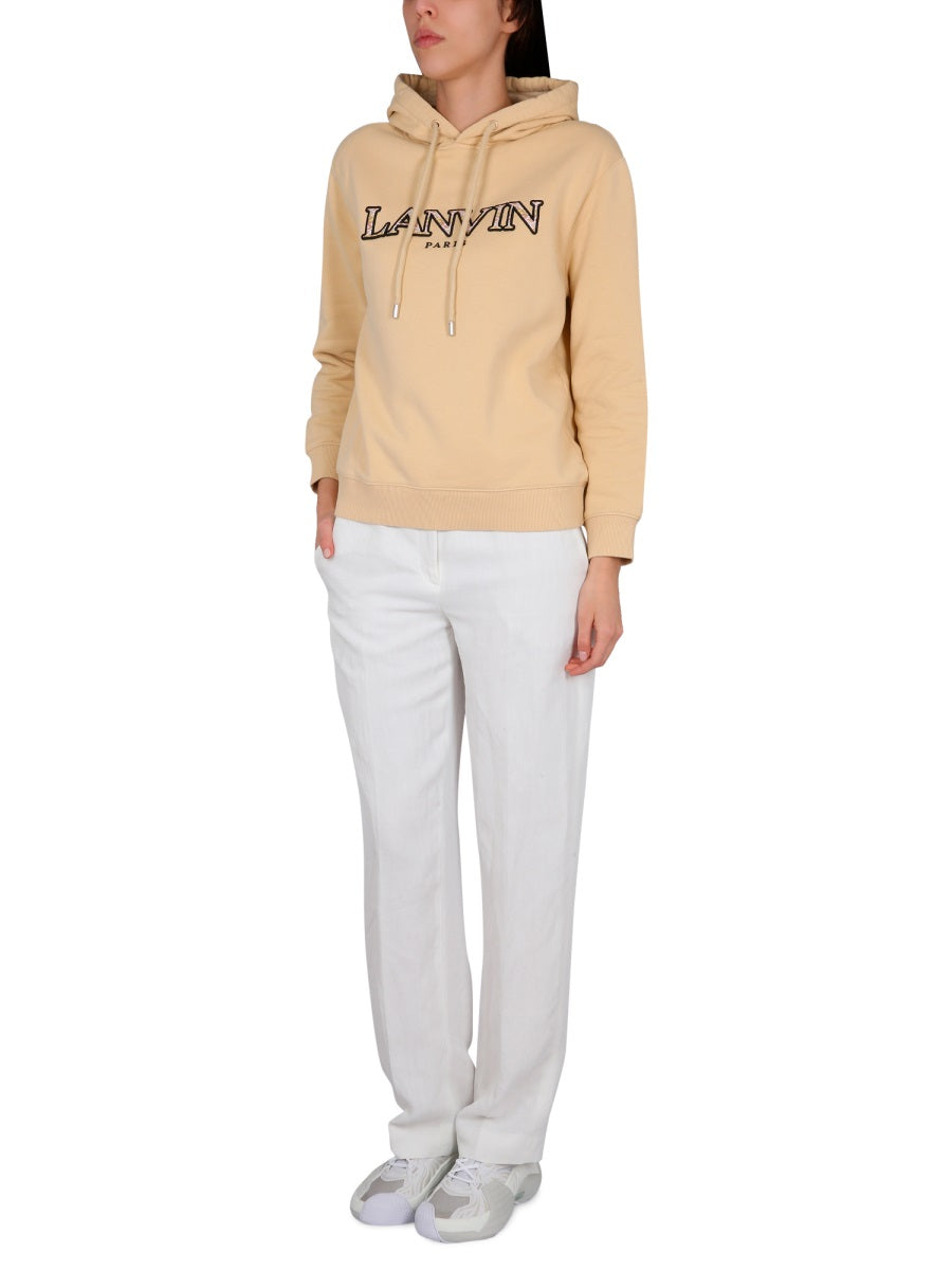 LANVIN SWEATSHIRT WITH LOGO EMBROIDERY RW-HO0003J209-E23081