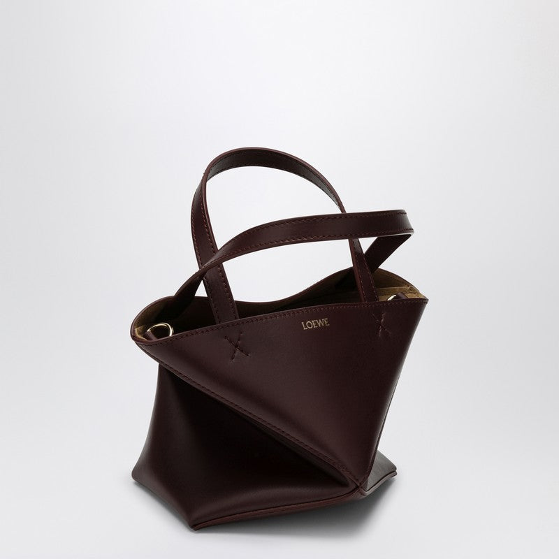 LOEWE Mini Puzzle Fold Bag Dark Burgundy A657V25X01LEP_LOEW-7240