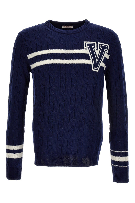 Valentino Garavani 'VLOGO' VALENTINO SWEATER 3V3KC26Z9JVAF9