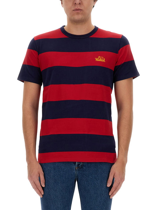 WOOLRICH STRIPED T-SHIRT CFWOTE0121MRUT36875385