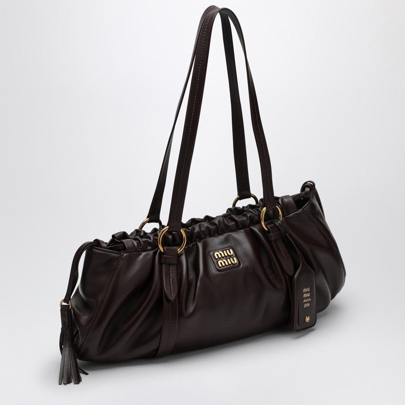 MIU MIU Joie brown nappa bag 5BG289MOO2CSWP_MIU-F0NBL