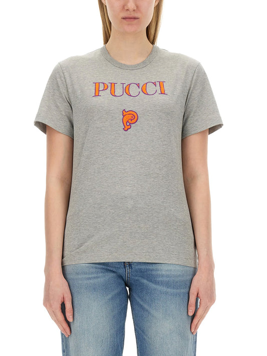 Emilio Pucci T-SHIRT WITH LOGO 4HTP764H983A52