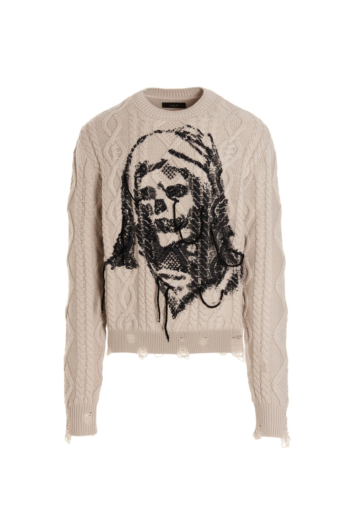 AMIRI 'WES LANG CABLE REAPER’ SWEATER