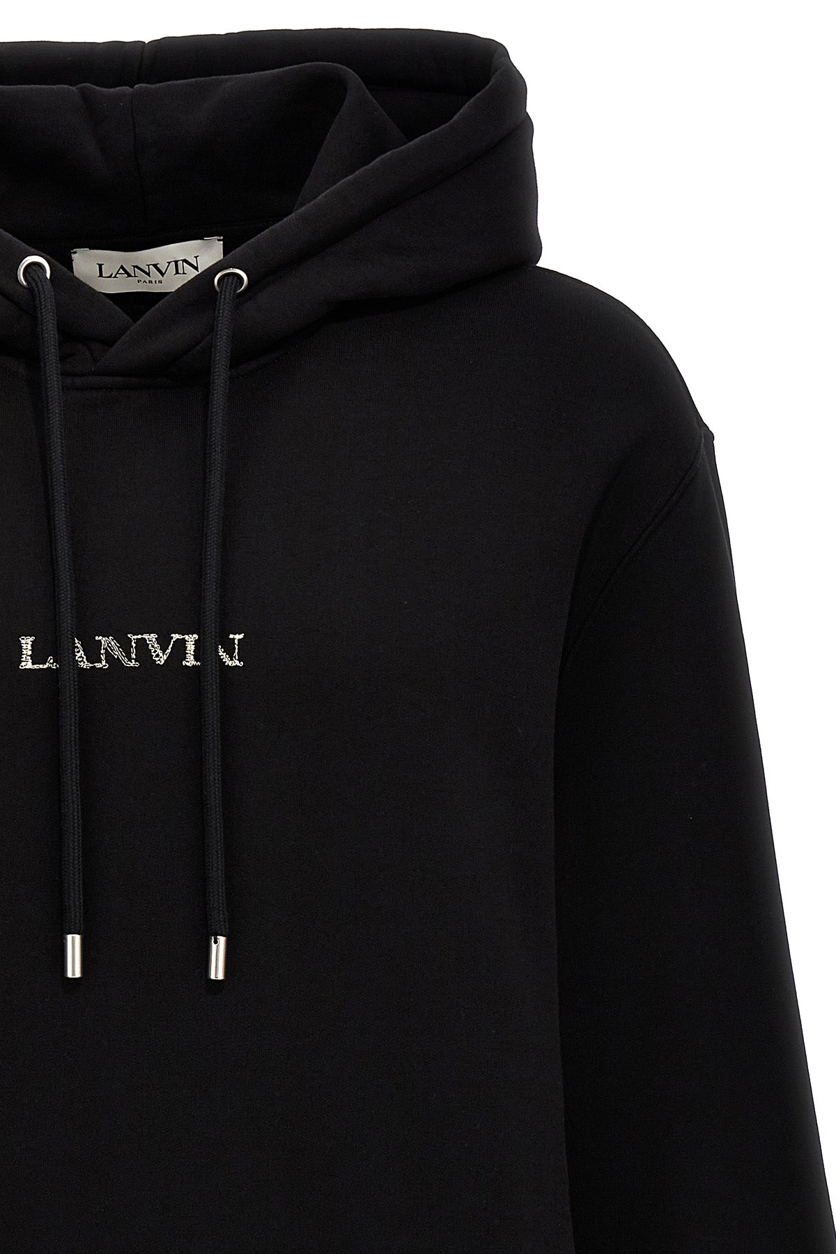 LANVIN LOGO EMBROIDERY HOODIE RUHO0009J110P2410