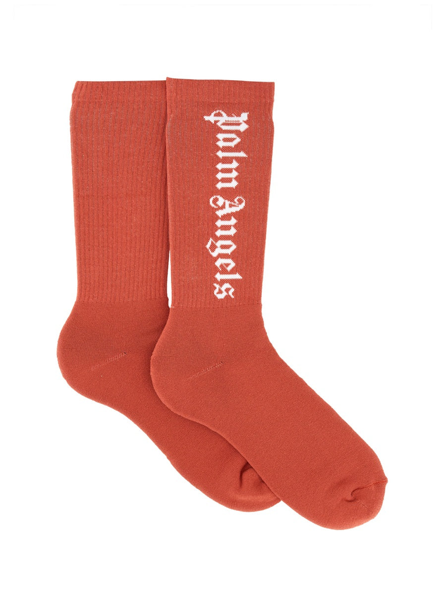 Palm Angels SOCK WITH LOGO PMRA001R24FAB0013001