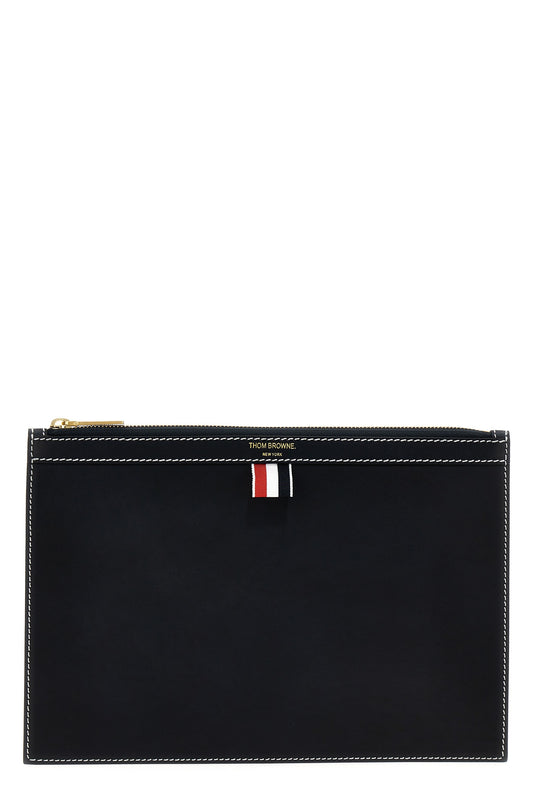 Thom Browne SMALL DOCUMENT POUCH MAC019LL0044415