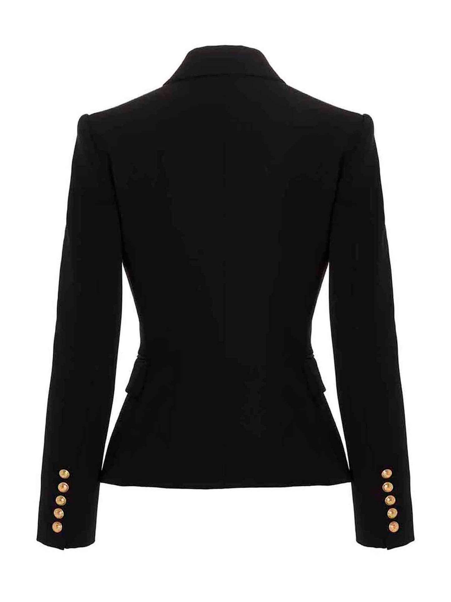 Balmain DOUBLE BREAST BLAZER JACKET WITH LOGO BUTTONS BF1SG008WC090PA