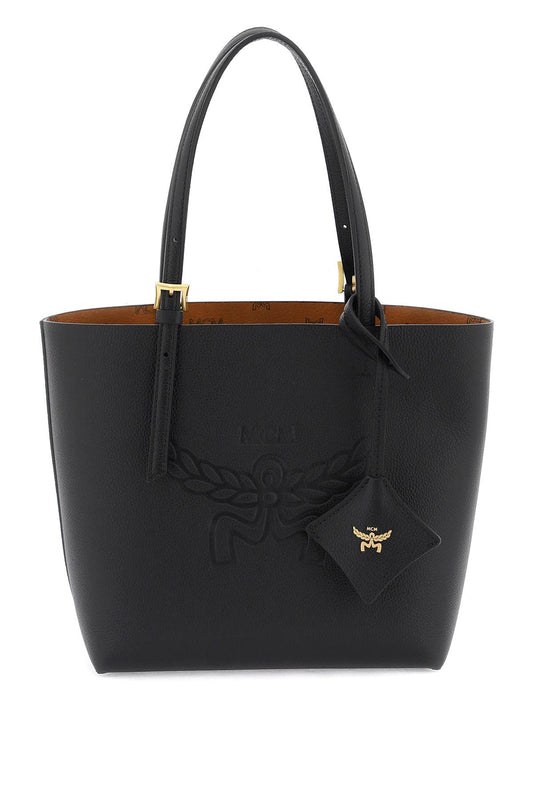 MCM mini himmel tote bag in MWPESAC04BK