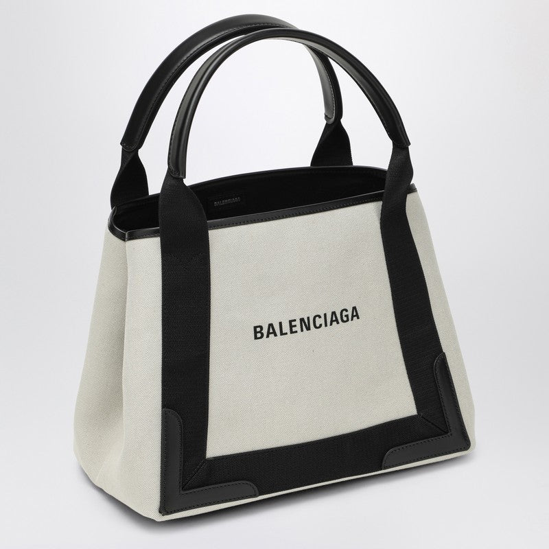 Balenciaga Cabas bag small cream cotton canvas 3399332HH3NP_BALEN-9260