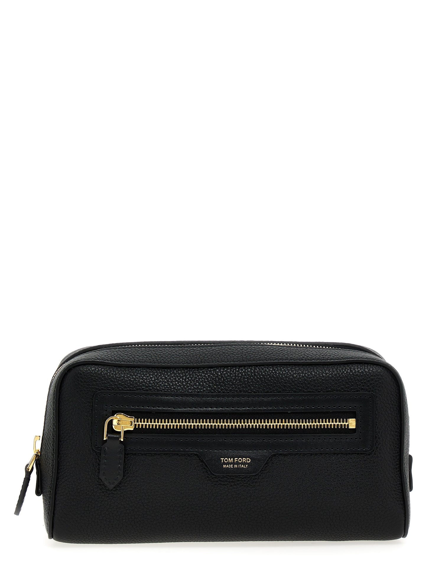 TOM FORD Black leather beauty case Y0356LCL213G1N001