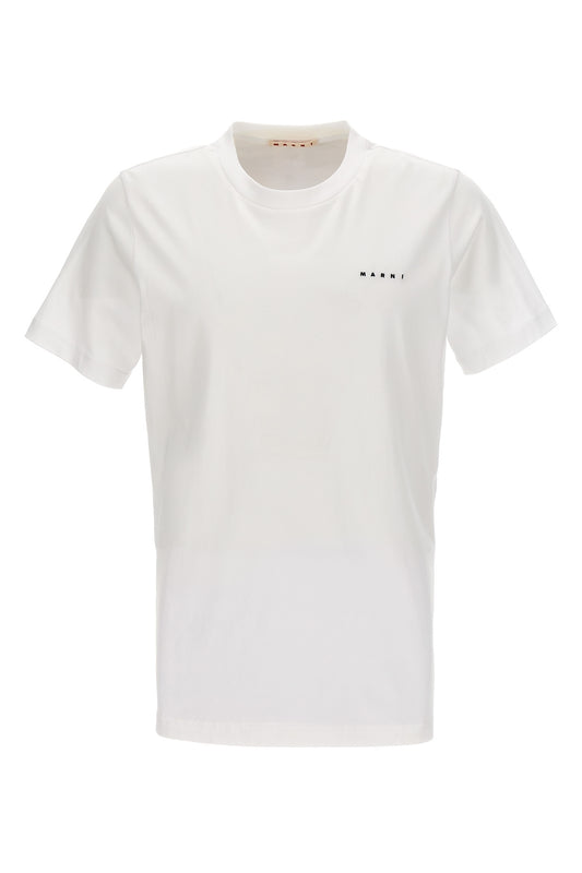 Marni LOGO EMBROIDERY T-SHIRT HUMU0198X1UTCZ5700W01