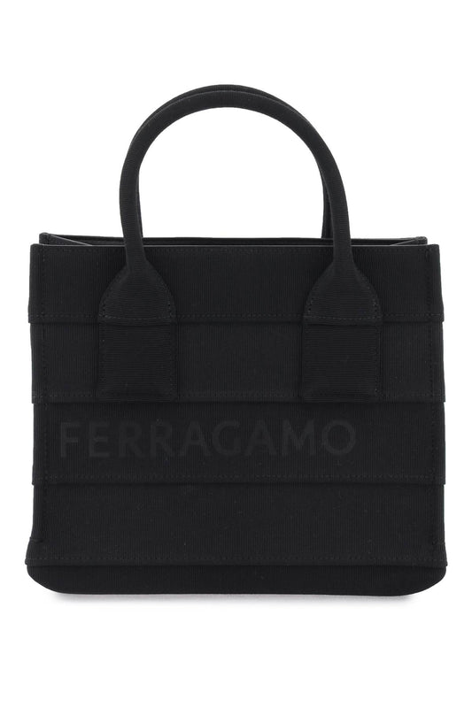 FERRAGAMO Salvatore ferragamo small tote bag with lettering logo