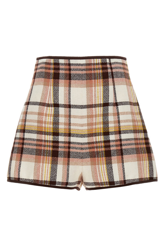 ZIMMERMANN 'MATCHMAKER CHECK DANCE' SHORTS 8870AMATCRMCK