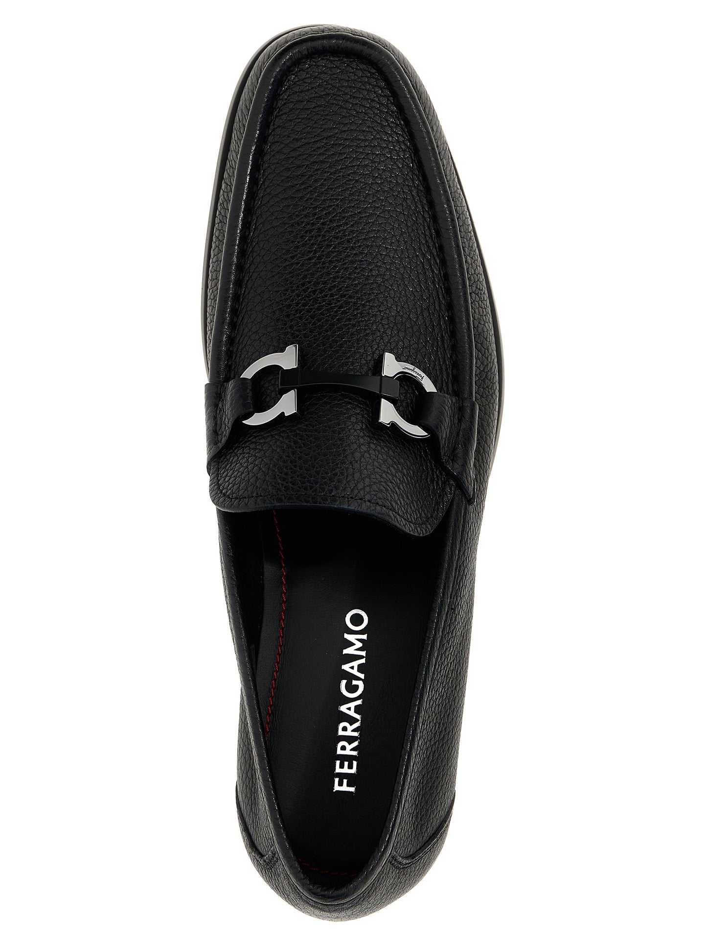 FERRAGAMO 'GRANDIOSO' LOAFERS 642848NERO