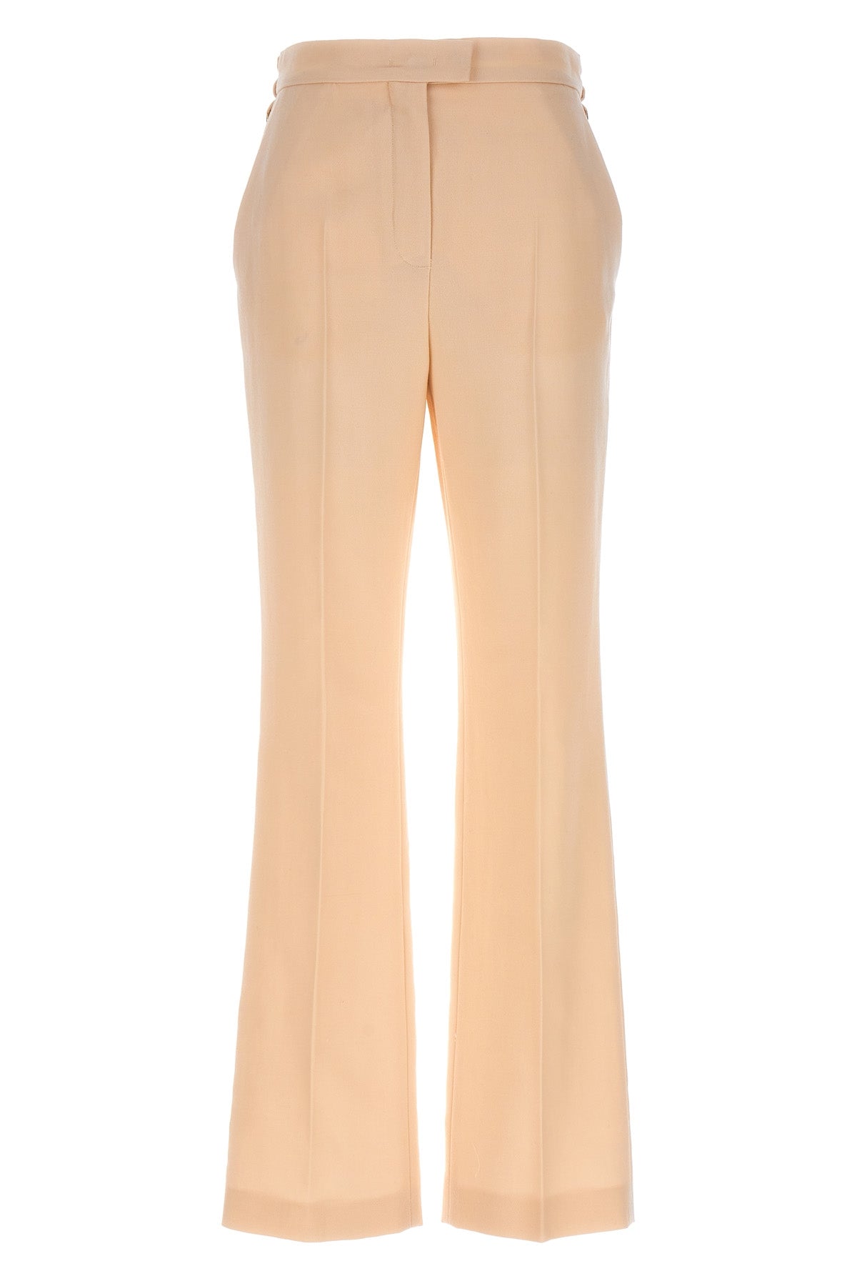 FENDI GRAIN DE POUDRE PLEATED PANEL PANTS FR6504AJYFF1M2A