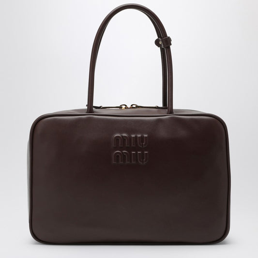 MIU MIU Beau brown leather bag 5BB117MON2CRWP_MIU-F0NBL