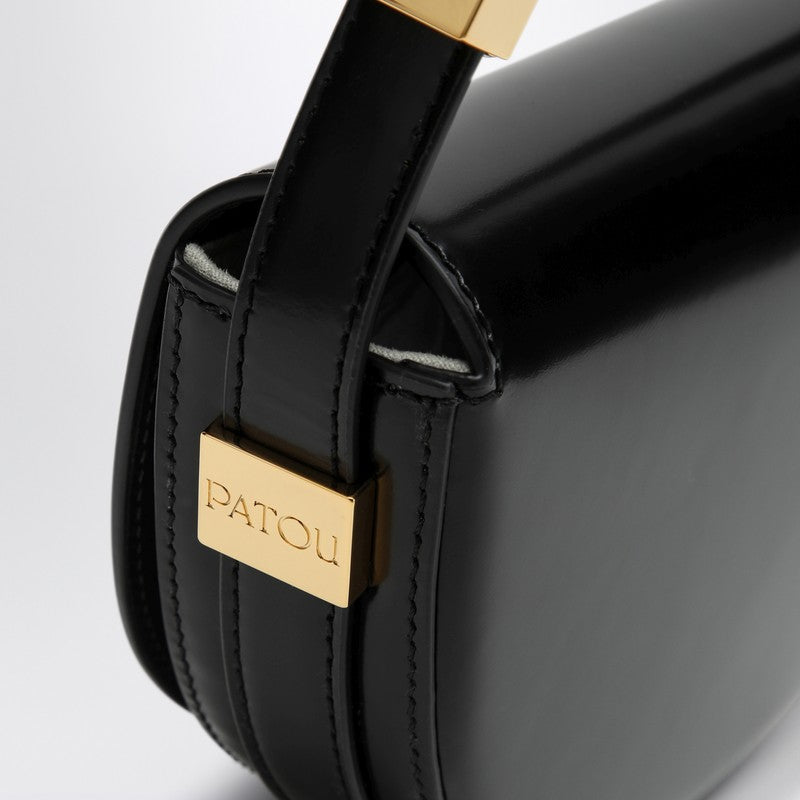 Patou Le Small Patou black leather bag BA0245032LEP_PATOU-999B