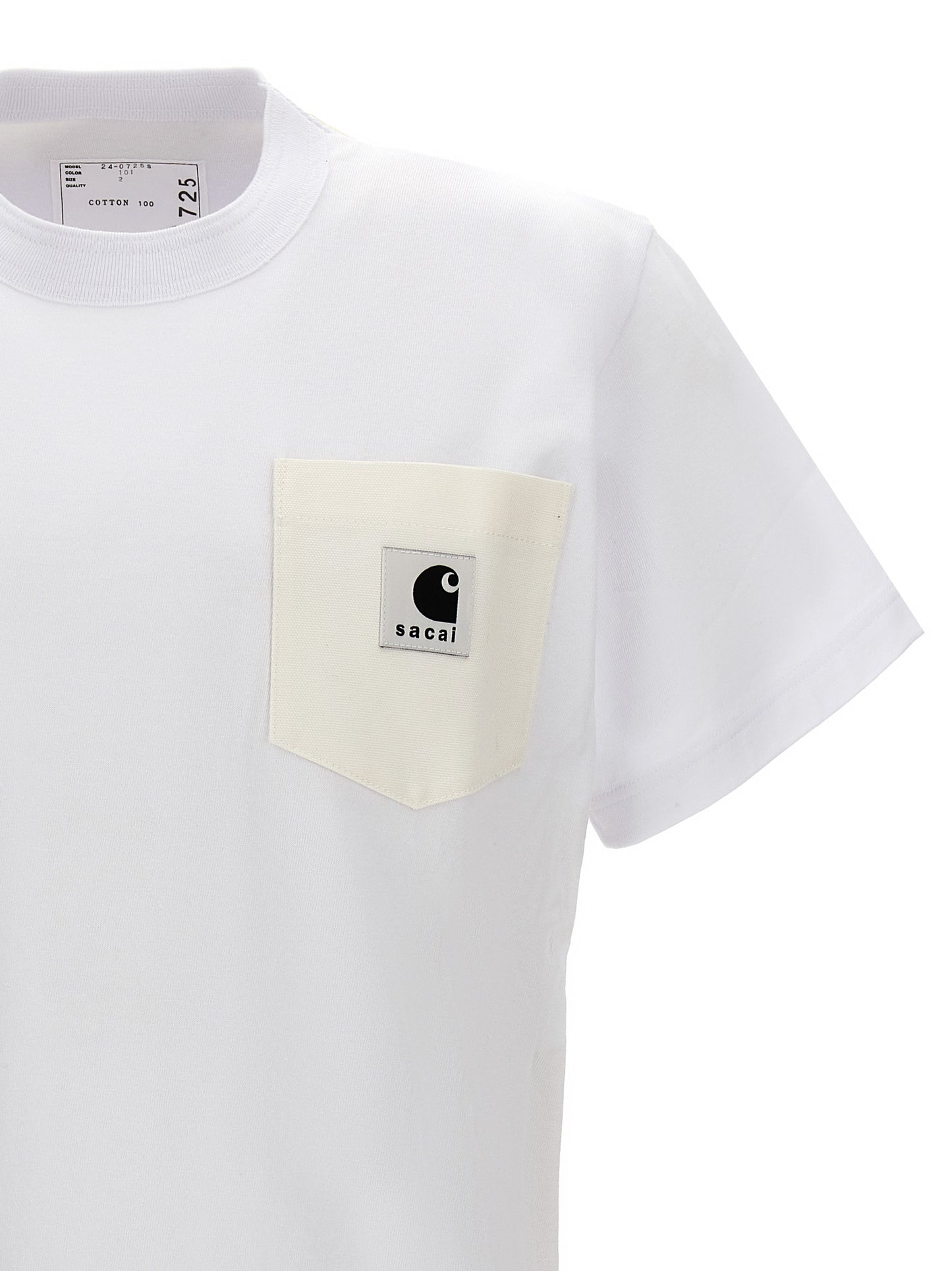 sacai T-SHIRT SACAI X CARHARTT WIP 240725S101