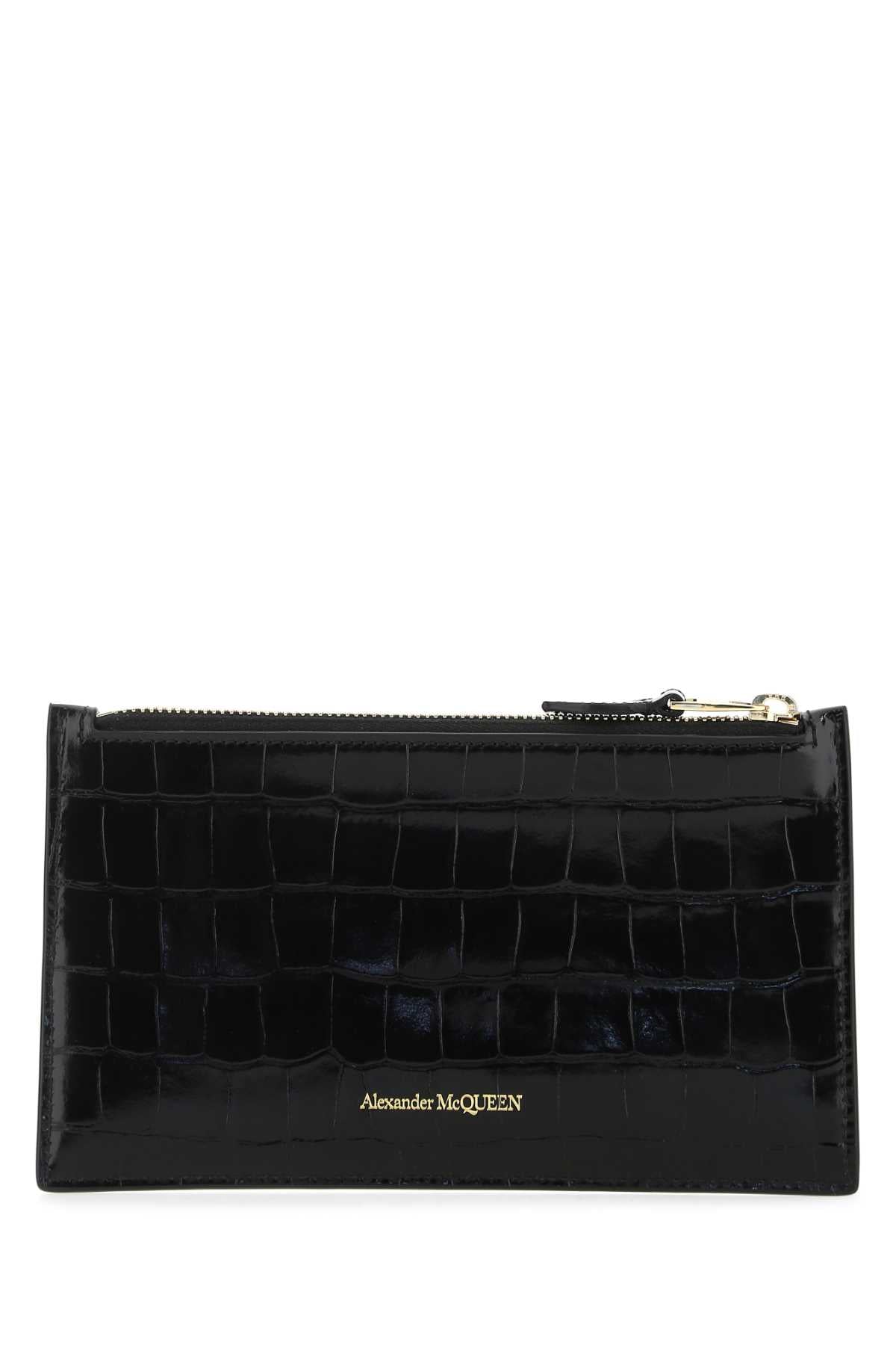 Alexander McQUEEN FLAT WALLET WITH ZIPPER 6320361JMFG1050