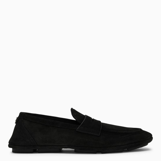 Dolce & Gabbana Black suede loafer A50599AS707O_DOLCE-80999