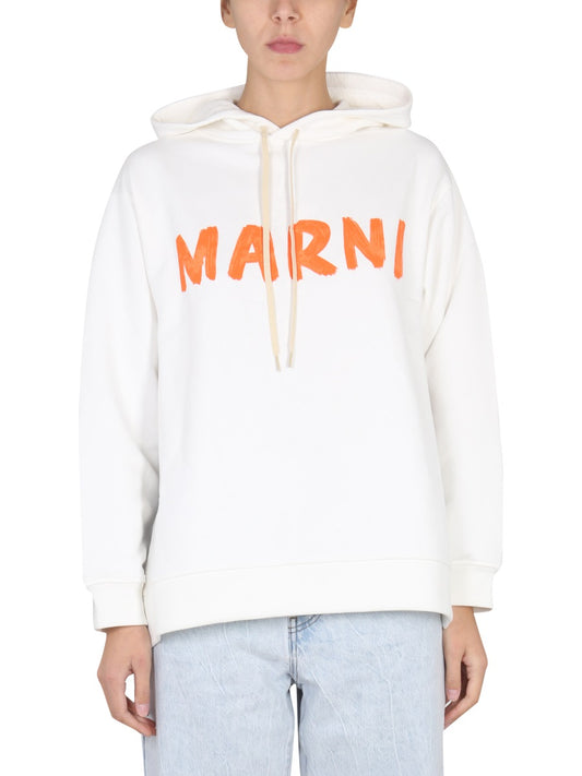 Marni LOGO HOODIE FLJE0179P1USCU88LOW03