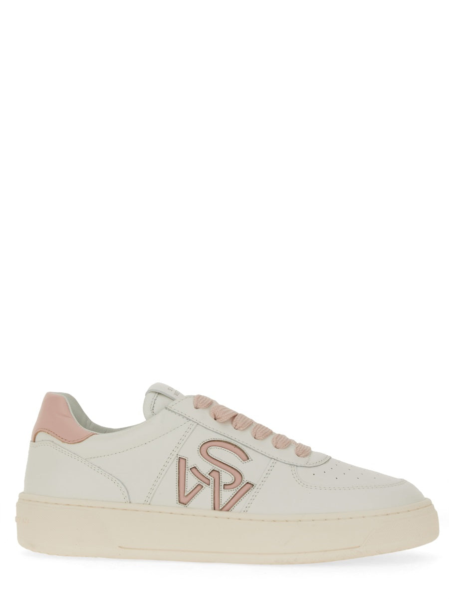 STUART WEITZMAN SNEAKER WITH LOGO SH305WT/PK