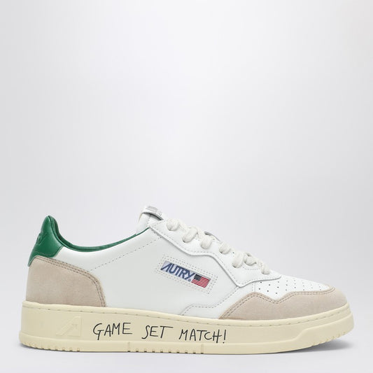 AUTRY Medalist sneakers in white/green leather AULMMA05P_AUTRY-MA05