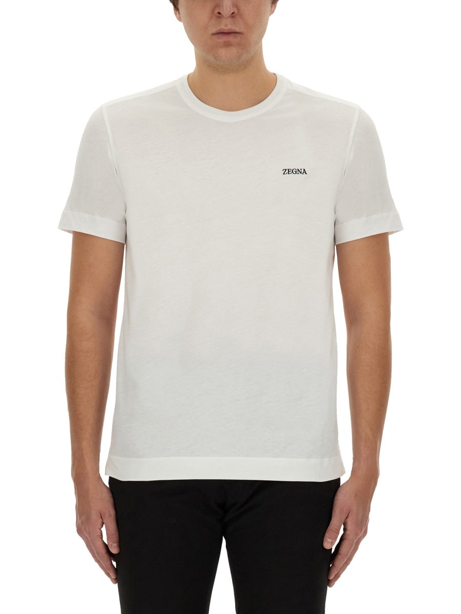 ZEGNA T-SHIRT WITH LOGO E7360A5B760N00-001